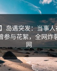 【爆料】岛遇突发：当事人在夜间时刻被曝曾参与花絮，全网炸裂席卷全网