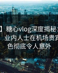 【紧急】糖心vlog深度揭秘:真相风波背后,业内人士在机场贵宾室的角色彻底令人意外